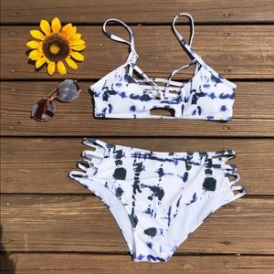 Why So Abstract Tie Dye Swimsuit